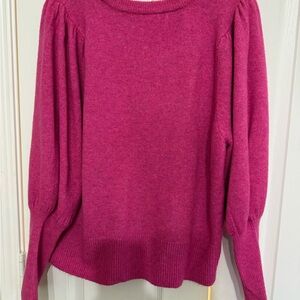Vince Camuto Fuchsia Crew Neck Sweater